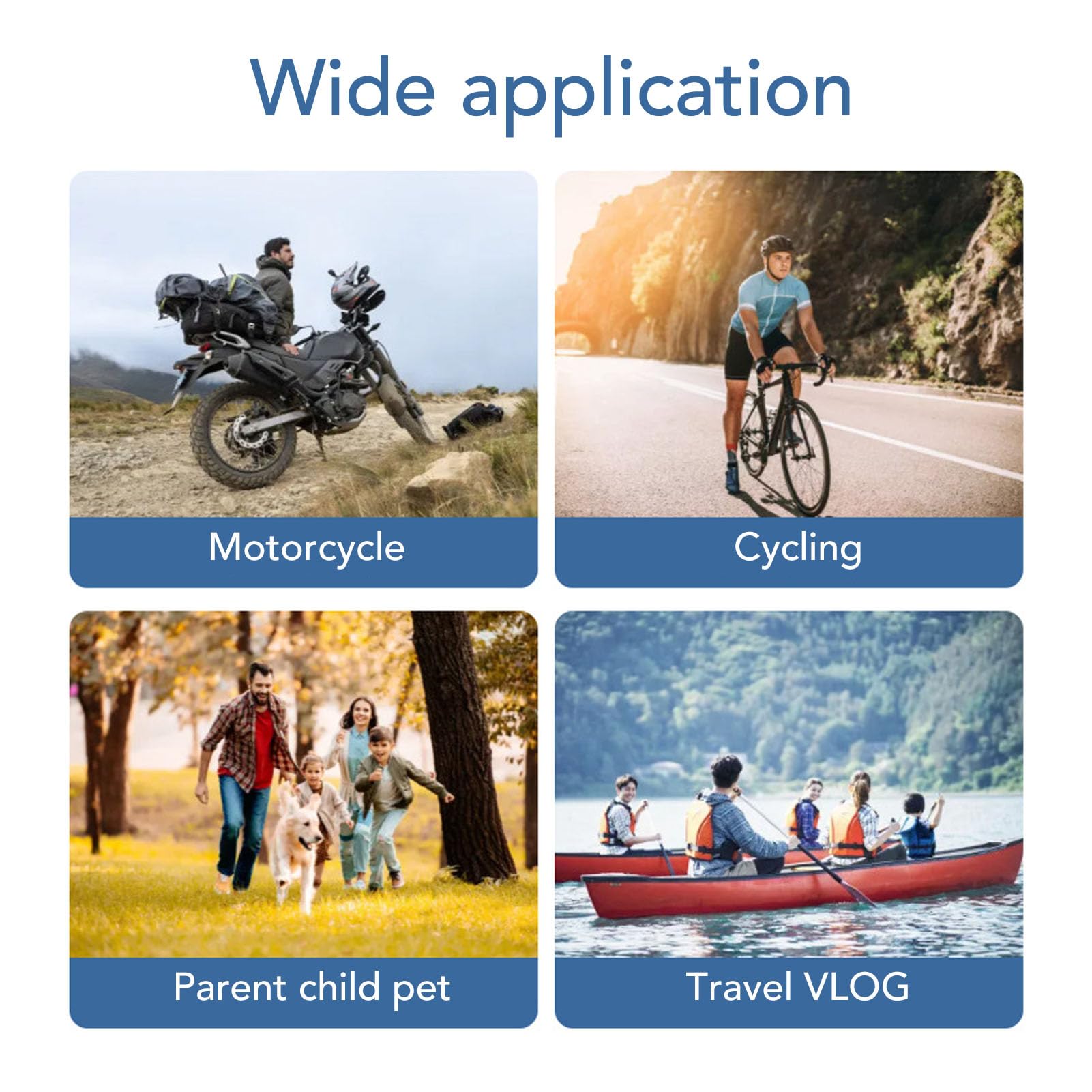 4K WiFi Action Camera - 1080P HD Waterproof Sports Camera with Wearable Mount - First Person POV Camera for Cycling, Motorcycle, Vlogging & Adventure - Perfect for Travel, Car Dash Cam & Outdoor Activities