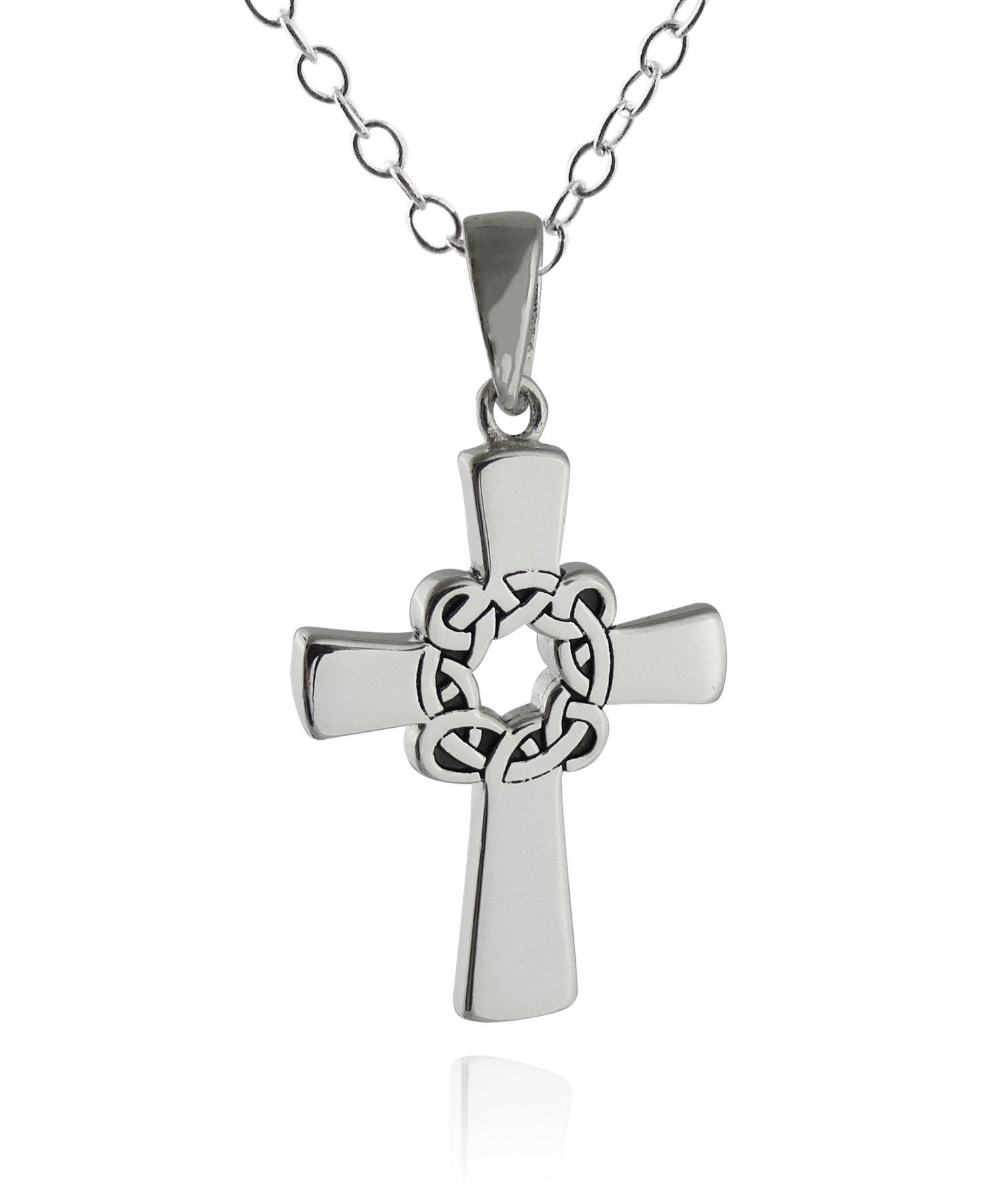 Celtic Knot Necklace for Women - Sterling Silver Pendant Jewelry - Elegant Gift for Her, Perfect for Weddings, Anniversaries & Special Occasions