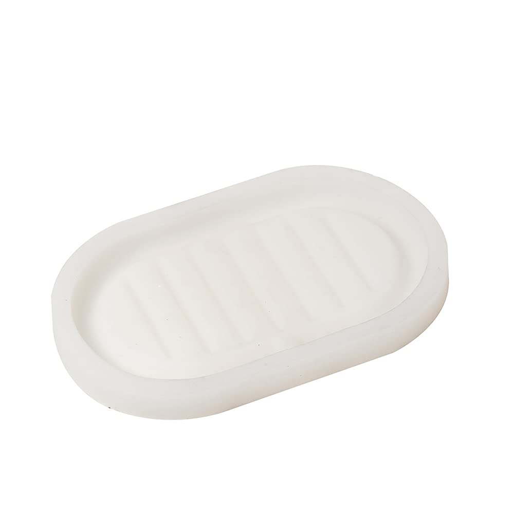 Concrete Soap Dish Silicone Mold - Epoxy Casting Soap Holder, Jewelry Tray & Accessory Storage Container - Perfect for Bathroom Decor, DIY Crafts & Home Organization