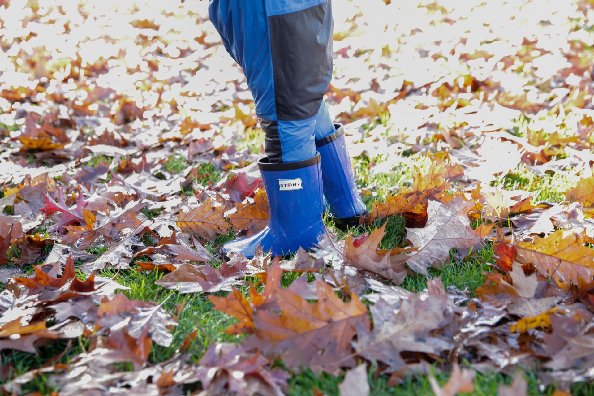 Stonz Kids Rain Boots - Waterproof & Lightweight Toddler Rain Boots for Boys & Girls - Perfect for Puddles, Outdoor Play & Wet Weather Adventures