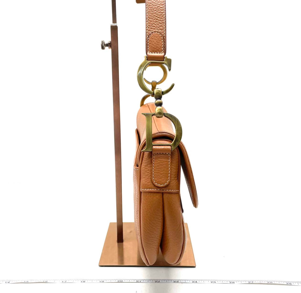 Dior Caramel Brown Leather Saddle Bag - Luxury Designer Handbag for Women | Perfect for Everyday Use, Work & Special Occasions