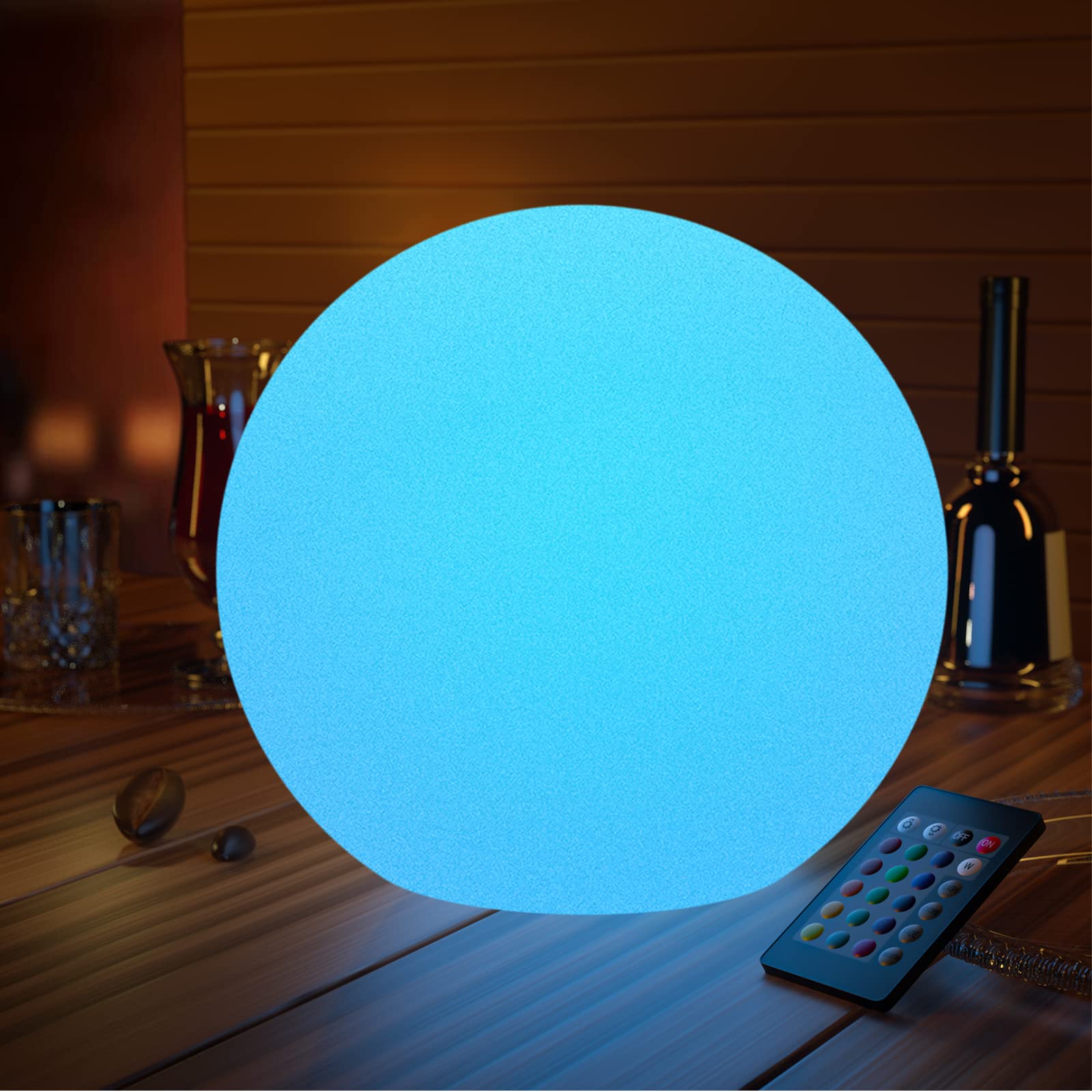 LOFTEK 16-inch Large Nursery Night Light Ball - 16 Color Changing Floating Light with Remote Control, Rechargeable & Waterproof LED Night Light for Baby Room, Home Decor, Study Area, Living Room - Perfect for Bedtime, Relaxation and Party Ambiance