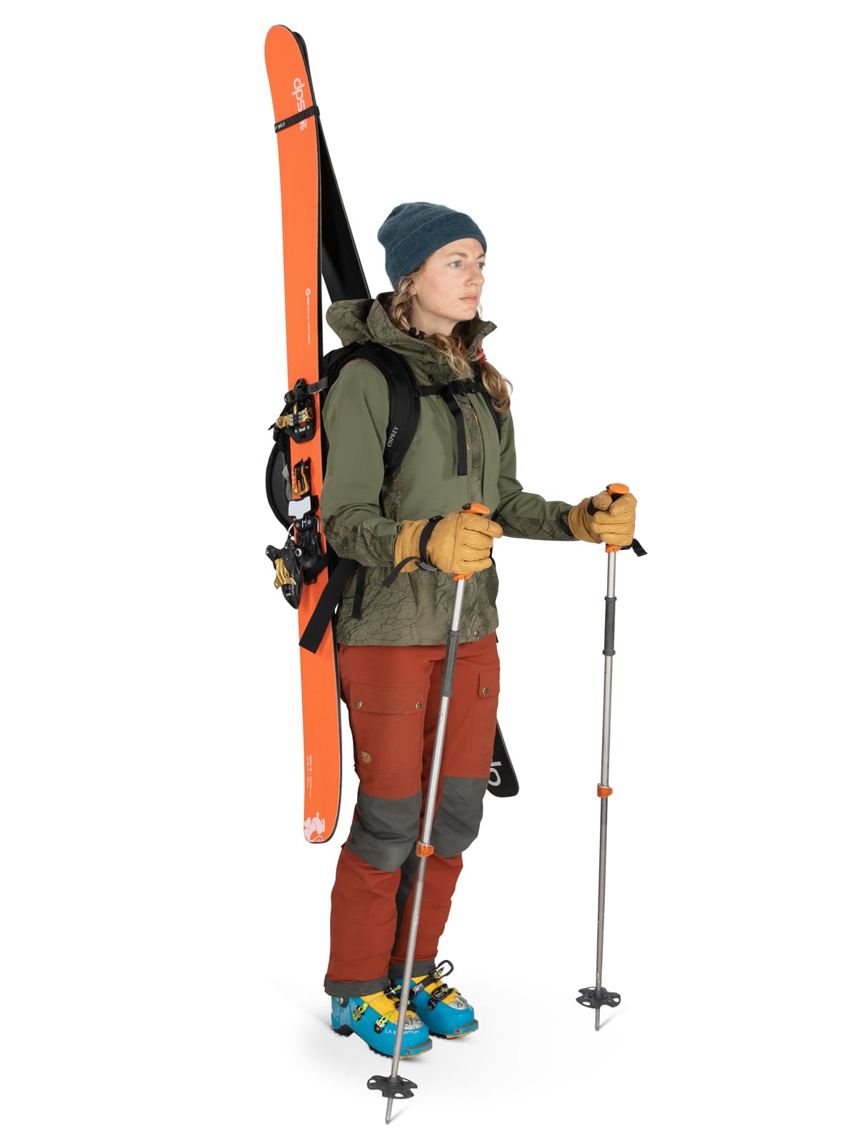 Osprey Sopris 20L Ski and Snowboard Backpack - Waterproof Hiking Daypack for Men & Women, Emberglow Orange - Perfect for Skiing, Snowboarding & Outdoor Adventures