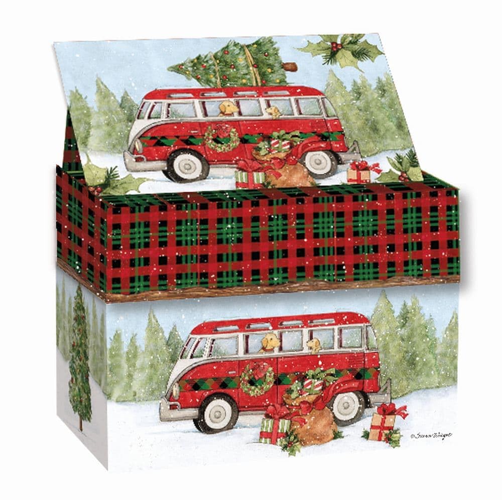 Lang Home Christmas Recipe Card Box - Medium Size, Multi-Color Recipe Organizer | Perfect for Holiday Cooking, Baking & Gift Giving