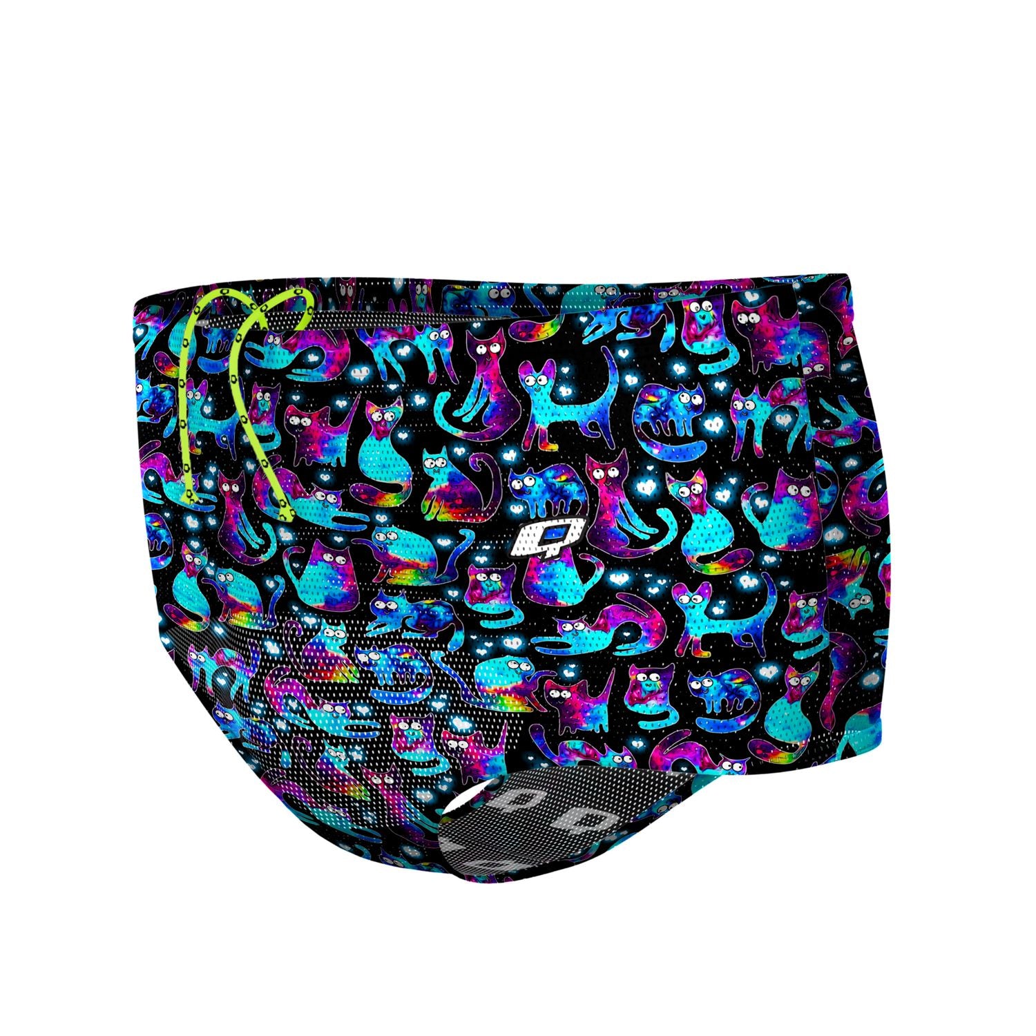 Space Kitties Mesh Drag Swimsuit - Sexy Sheer Cover-Up for Beach, Pool & Summer Vacations - Perfect for Swimwear, Cosplay & Pride Events
