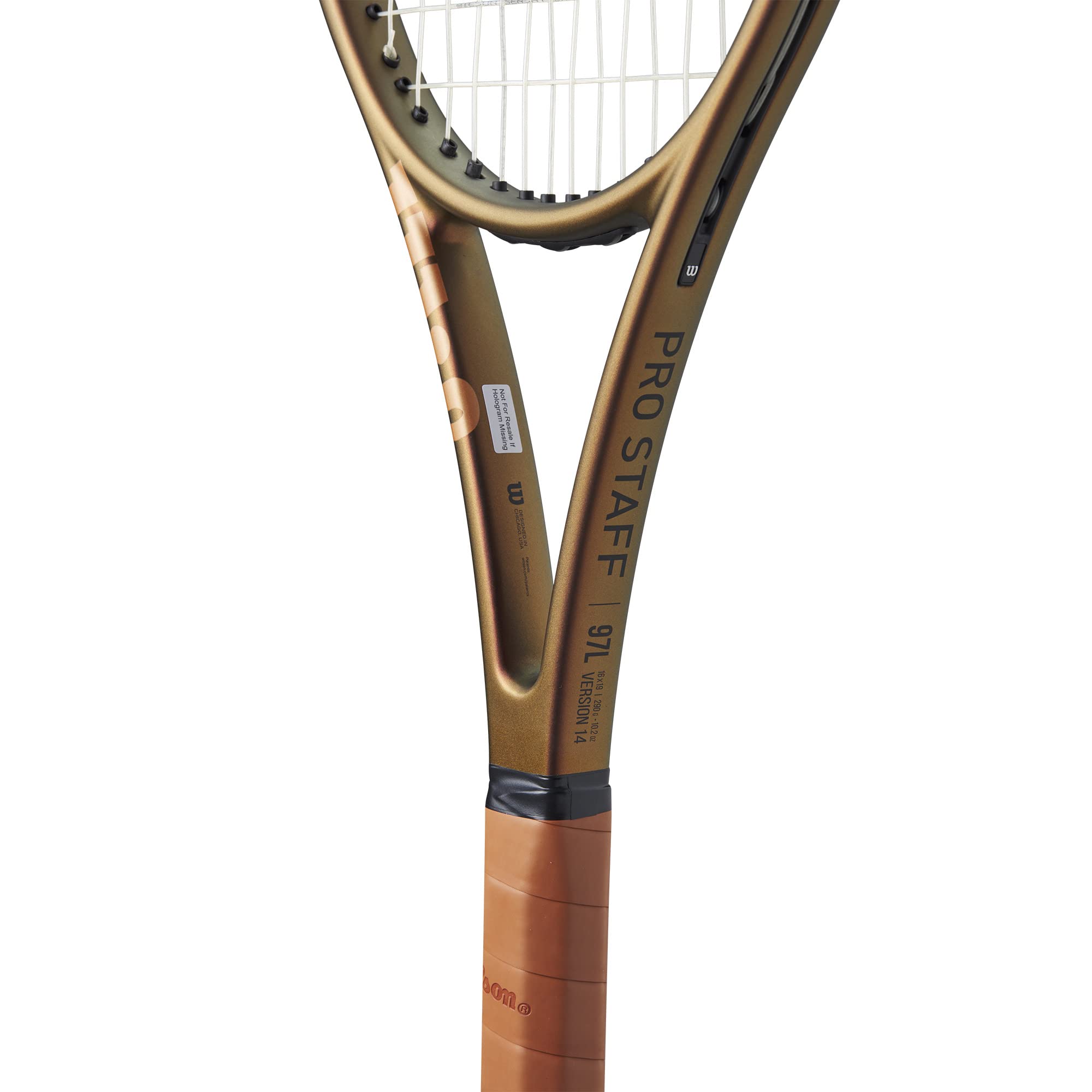 Wilson Pro Staff 97 V14 Unstrung Tennis Racket - High Performance Tennis Racquet for Advanced Players | Perfect for Competitive Matches & Training Sessions