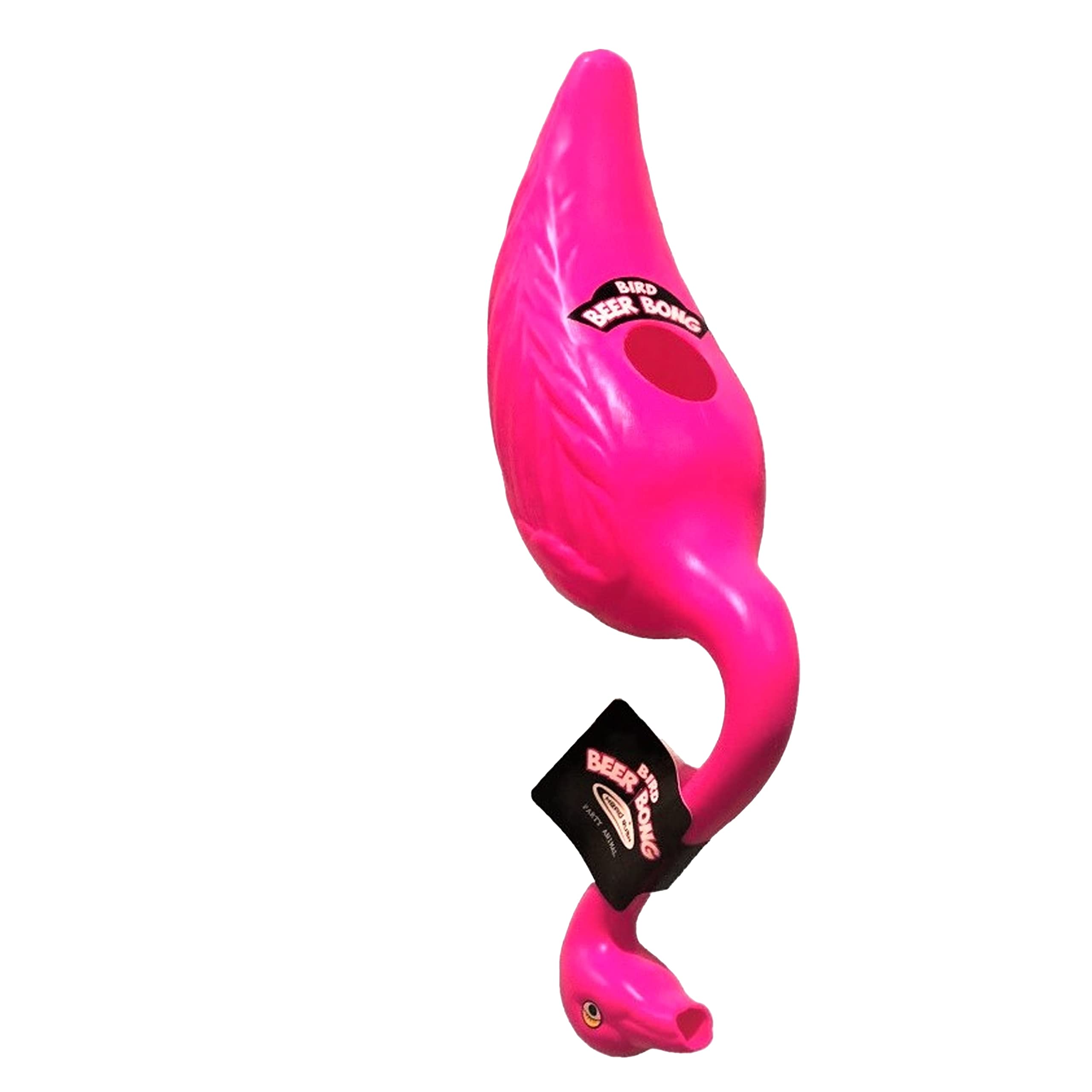 **Head Rush FLAMINGO BIRD BEER BONG – Unique Pink Beer Funnel for Drinking Games & Parties – Multi-Use Drinking Accessory for Adults – Perfect for Tailgates, BBQs & College Events (1-Pack)**