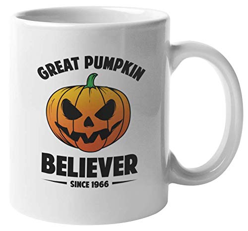 Great Pumpkin Believer Autumn Fall Coffee & Tea Mug - 11oz Ceramic Cup with Cute Pumpkin Design - Perfect for Halloween, Thanksgiving & Cozy Home Decor