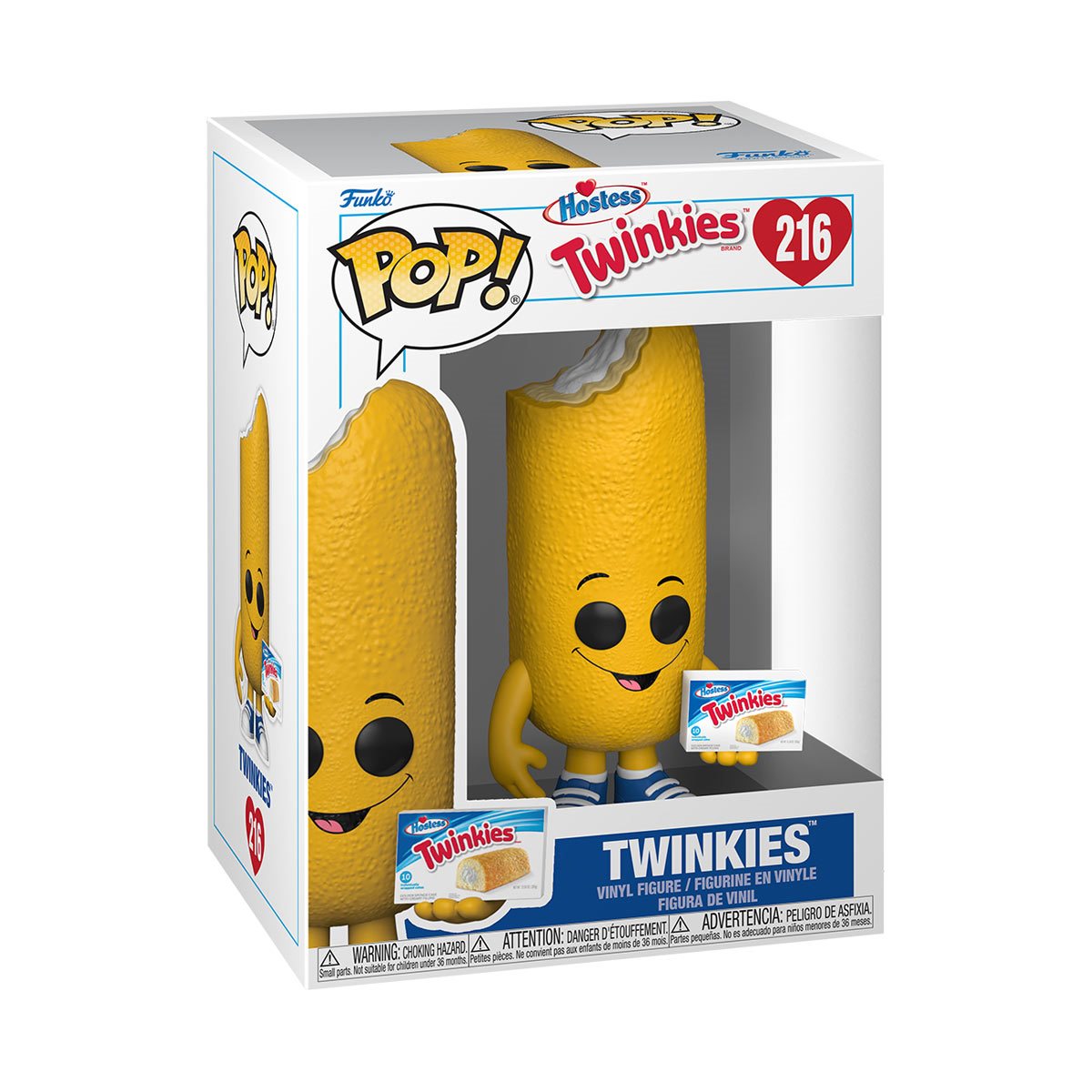 Hostess Twinkies Funko Pop! Vinyl Figure #216 - Collectible Snack-Themed Toy for Pop Culture Fans | Perfect for Office Decor, Gift Giving & Pop Collection Displays