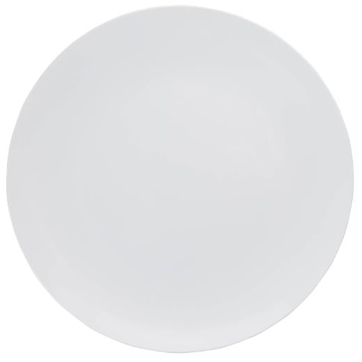 Elegant Gold and White Round Plastic Plates - 12-Pack Durable Disposable Dinner Plates for Parties, Weddings, and Events - Perfect for Indoor and Outdoor Dining, Picnics, and Catering
