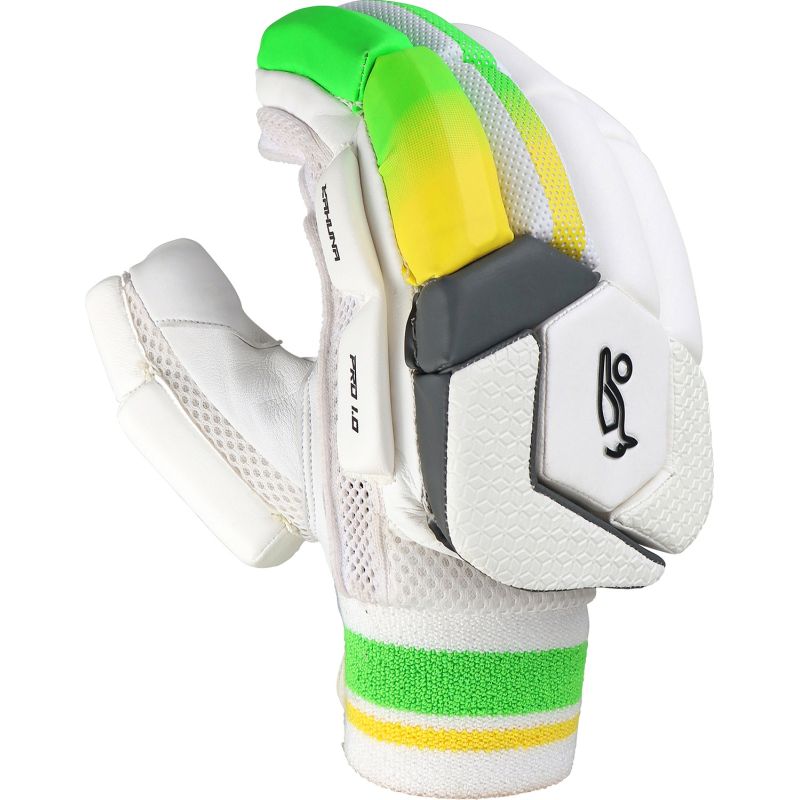 Kookaburra Kahuna Pro 1.0 Adult Cricket Batting Gloves - Premium Leather Sports Gloves for Men & Women - Perfect for Cricket Training & Matches