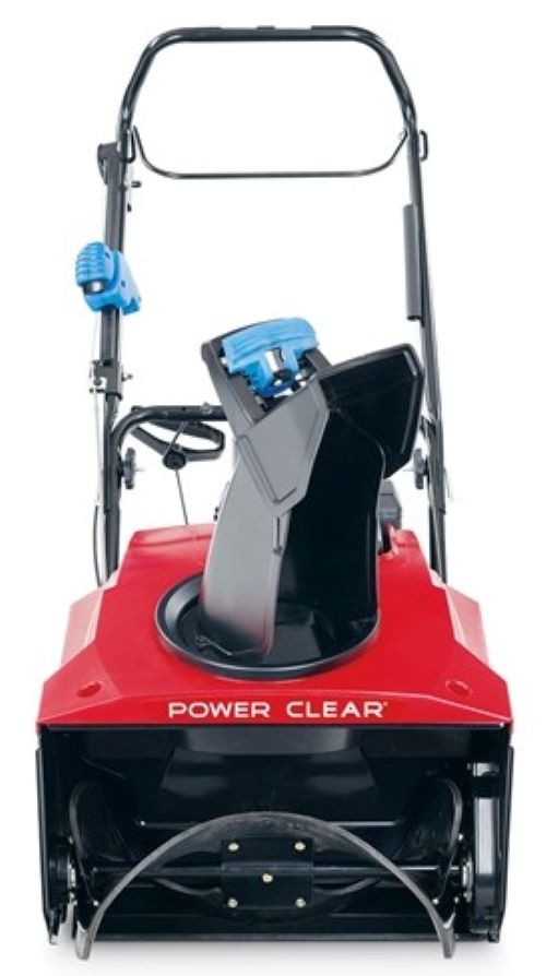 Toro 38756 721 QZE Power Clear Single Stage Electric Start Snow Thrower - Ideal for Clearing Driveways, Sidewalks, and Small Yards in Winter