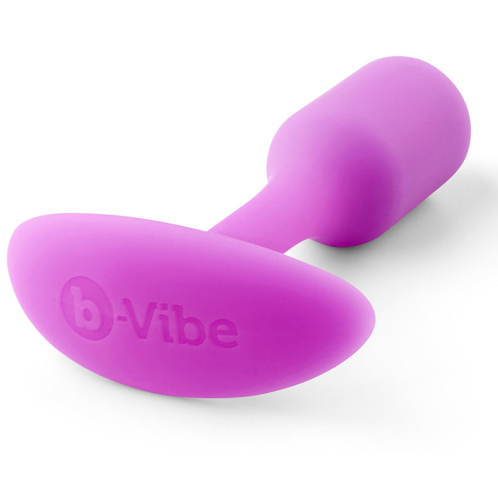 B Vibe Weighted Snug Plug 1 - Premium Anal Plug for Comfort & Pleasure - Perfect for Beginners & Solo Play