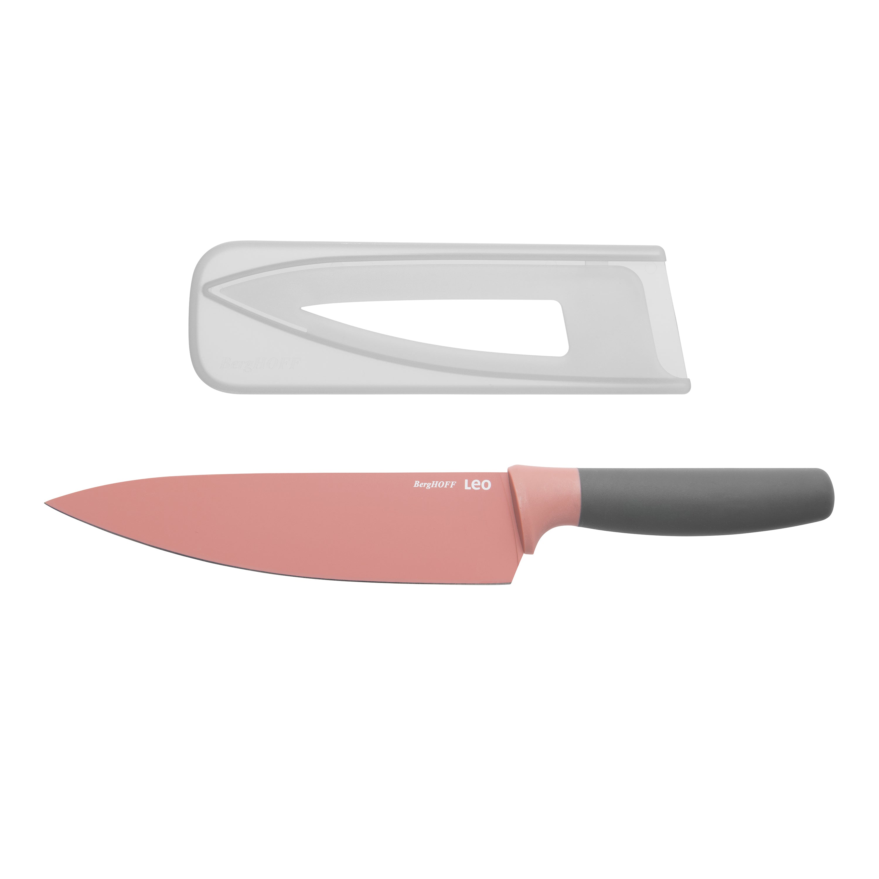 BergHOFF Leo 5-Piece Knife Set with Cutting Board - Pink & Green Kitchen Utensils for Chopping, Slicing & Food Prep | Perfect for Home Cooking & Gift Giving