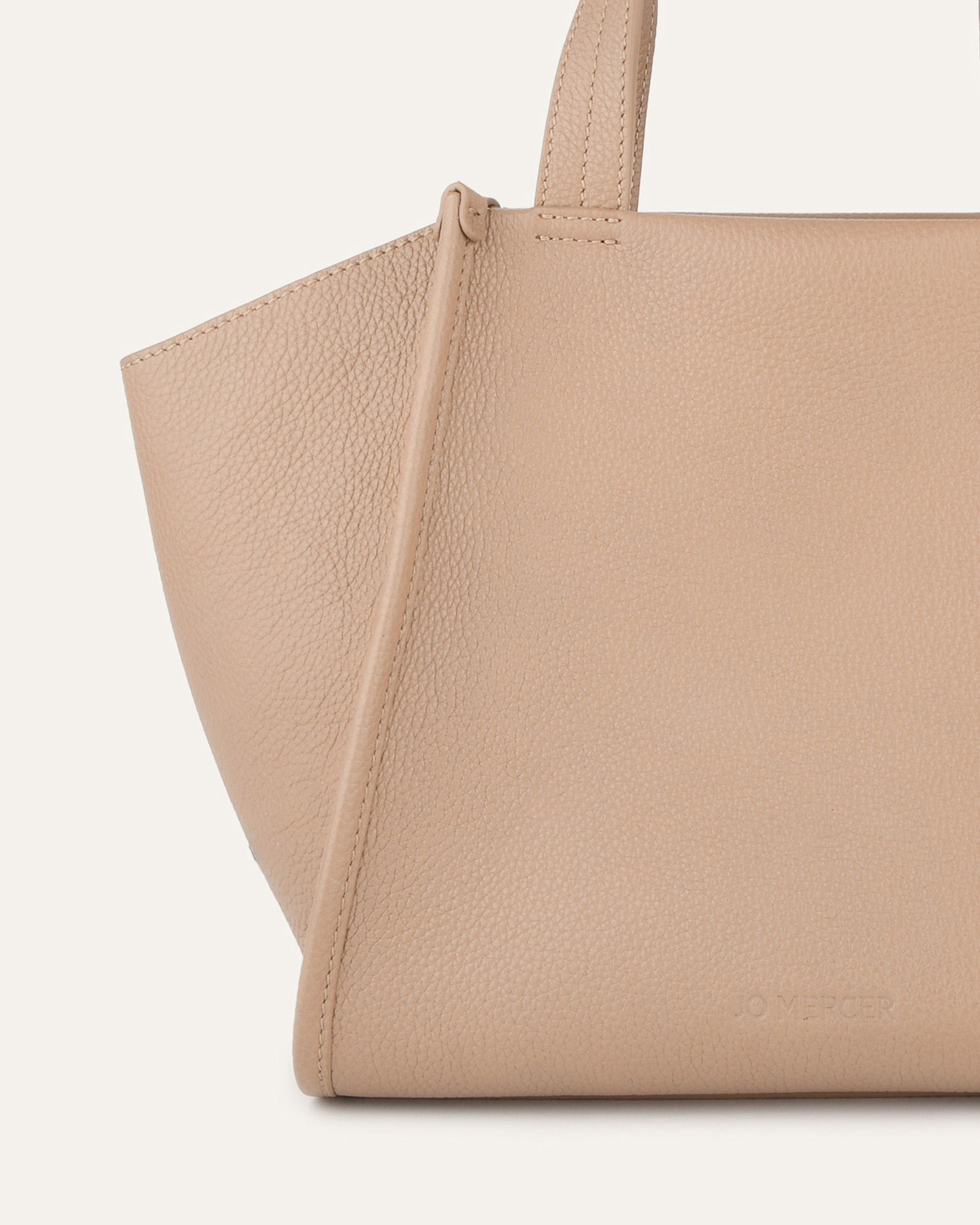 JOYCE Crossbody Bag for Women - Genuine Taupe Leather Handbag, Stylish & Lightweight Purse for Everyday Use, Work, Travel & Shopping