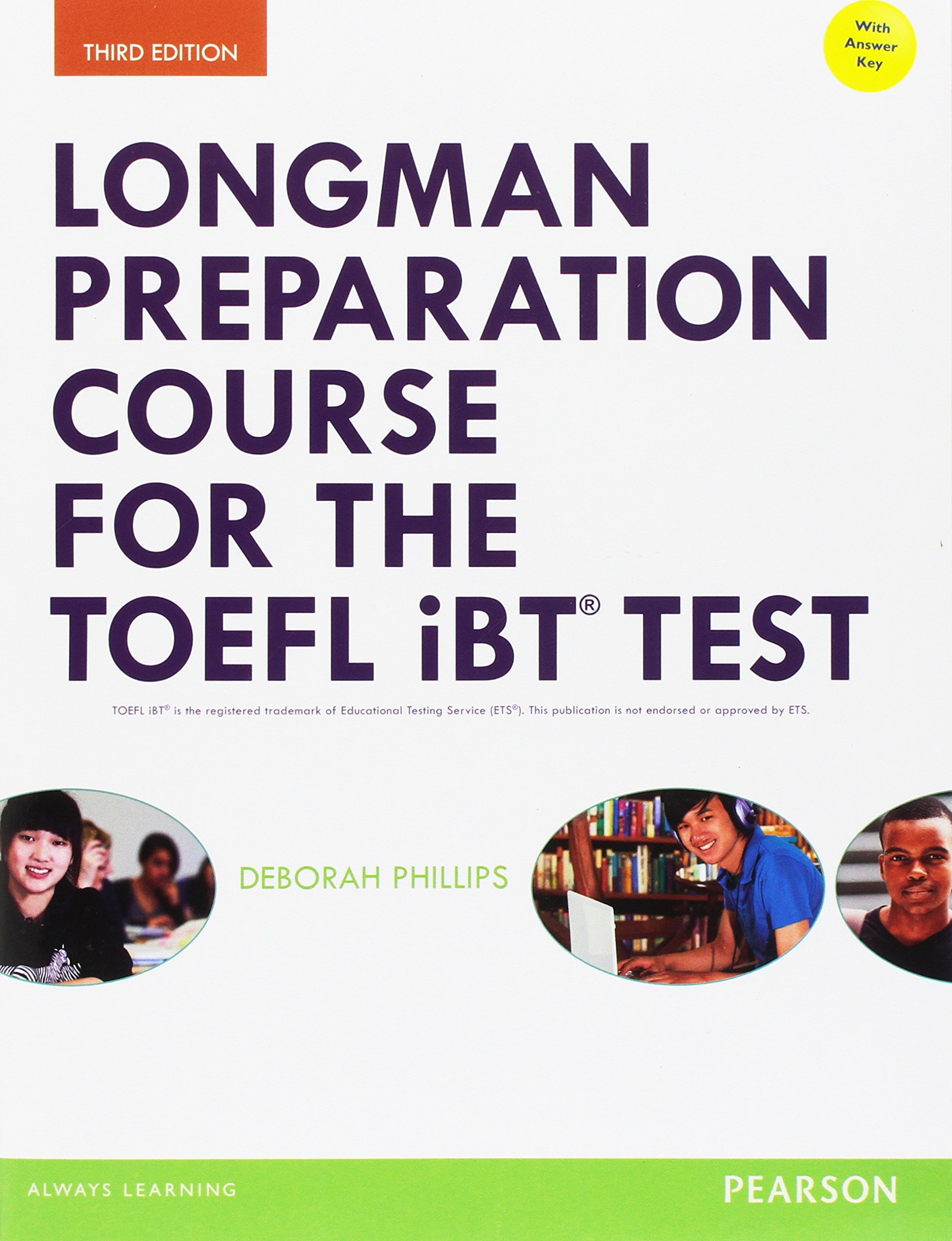 Longman TOEFL iBT Test Preparation Course Book with Answer Key - Complete Study Guide for English Proficiency Exam | Perfect for Self-Study, Classroom Use & Test Prep