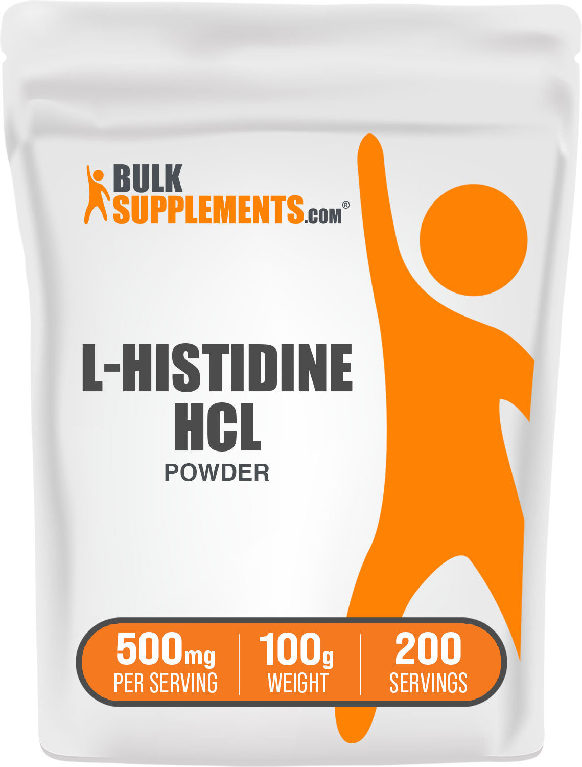 Pure L-Histidine HCl Powder Supplement - 100% Pure Amino Acid for Muscle Recovery & Immune Support - Ideal for Athletes, Bodybuilders & Fitness Enthusiasts