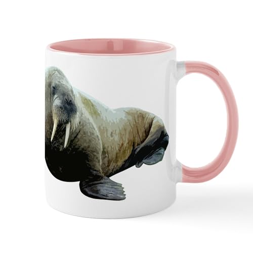 White/Pink Inside - Walrus Mug