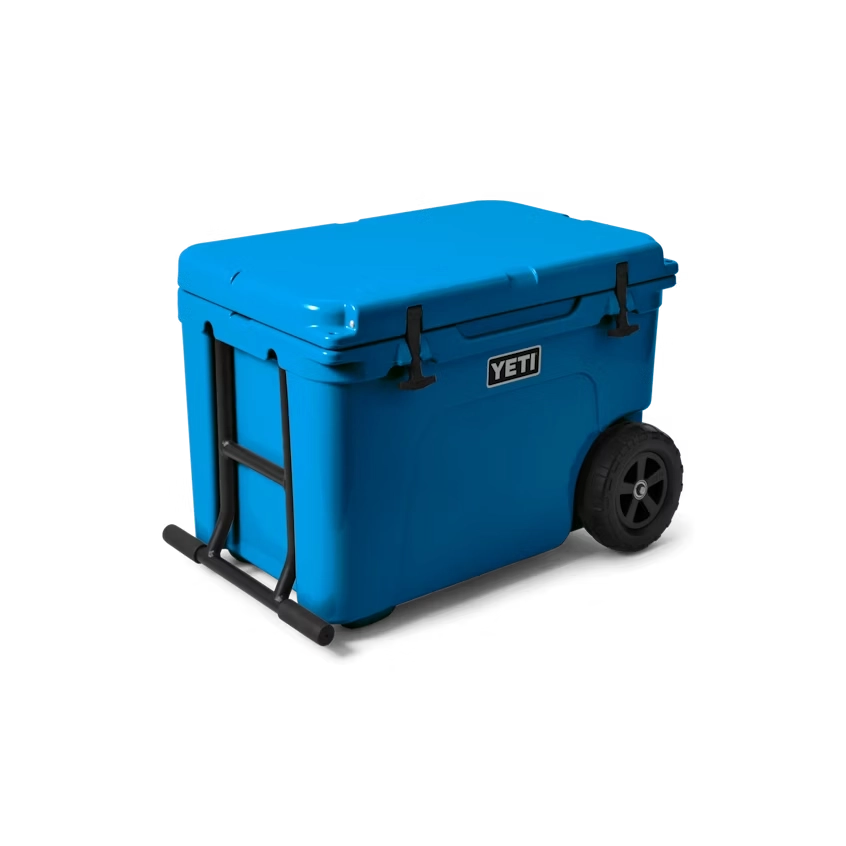 Tundra Haul Wheeled Cooler - Heavy Duty Rolling Cooler for Camping, Beach, Picnics & Outdoor Adventures - 50 Quart Insulated Cooler with Wheels for Easy Transport