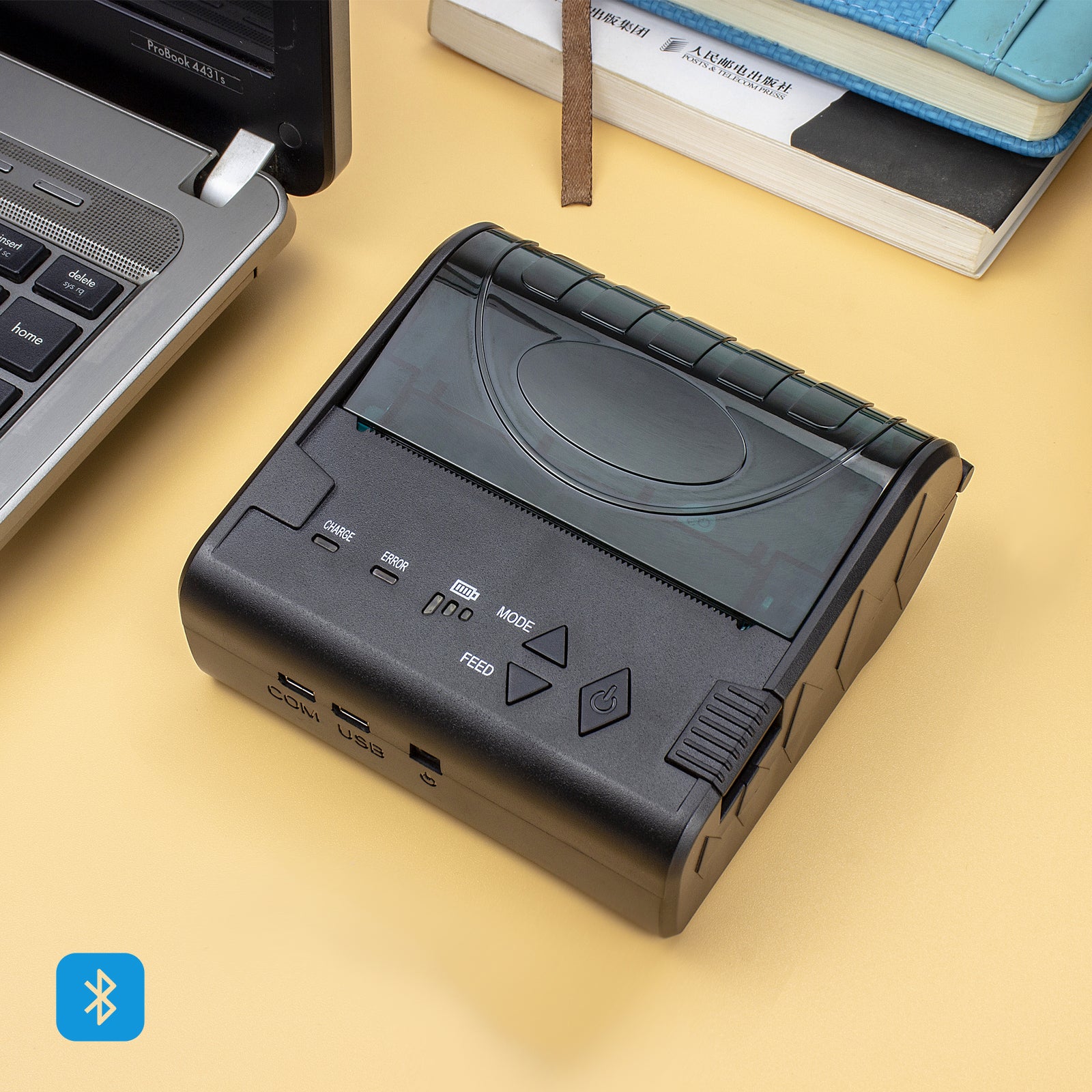 NT 8003DD 80mm Thermal Printer for Receipts & Labels - High-Speed USB/Bluetooth POS Printing for Retail, Restaurant & Warehouse Use