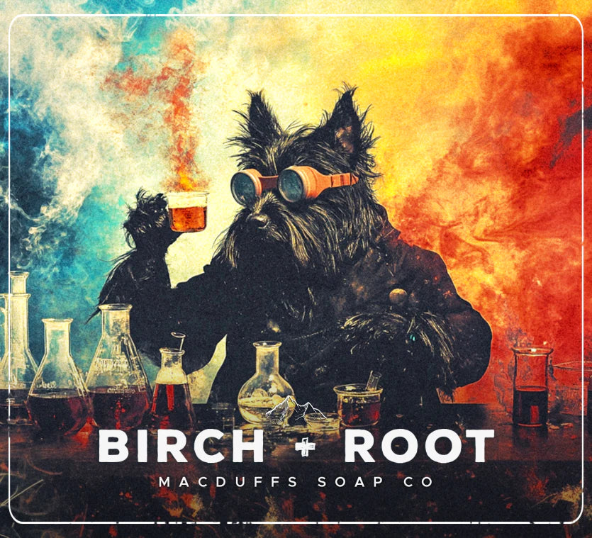 Macduffs Soap Company | Natural Birch + Root Aftershave Balm for Men - Soothes & Hydrates Skin After Shaving | Perfect for Daily Grooming & Post-Shave Care