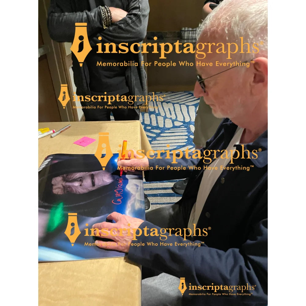 Ian McDiarmid Autographed 16x20 Star Wars Emperor Palpatine Photo - Limited Edition #D/5 with JSA COA - Perfect for Star Wars Collectors & Home Theater Decor