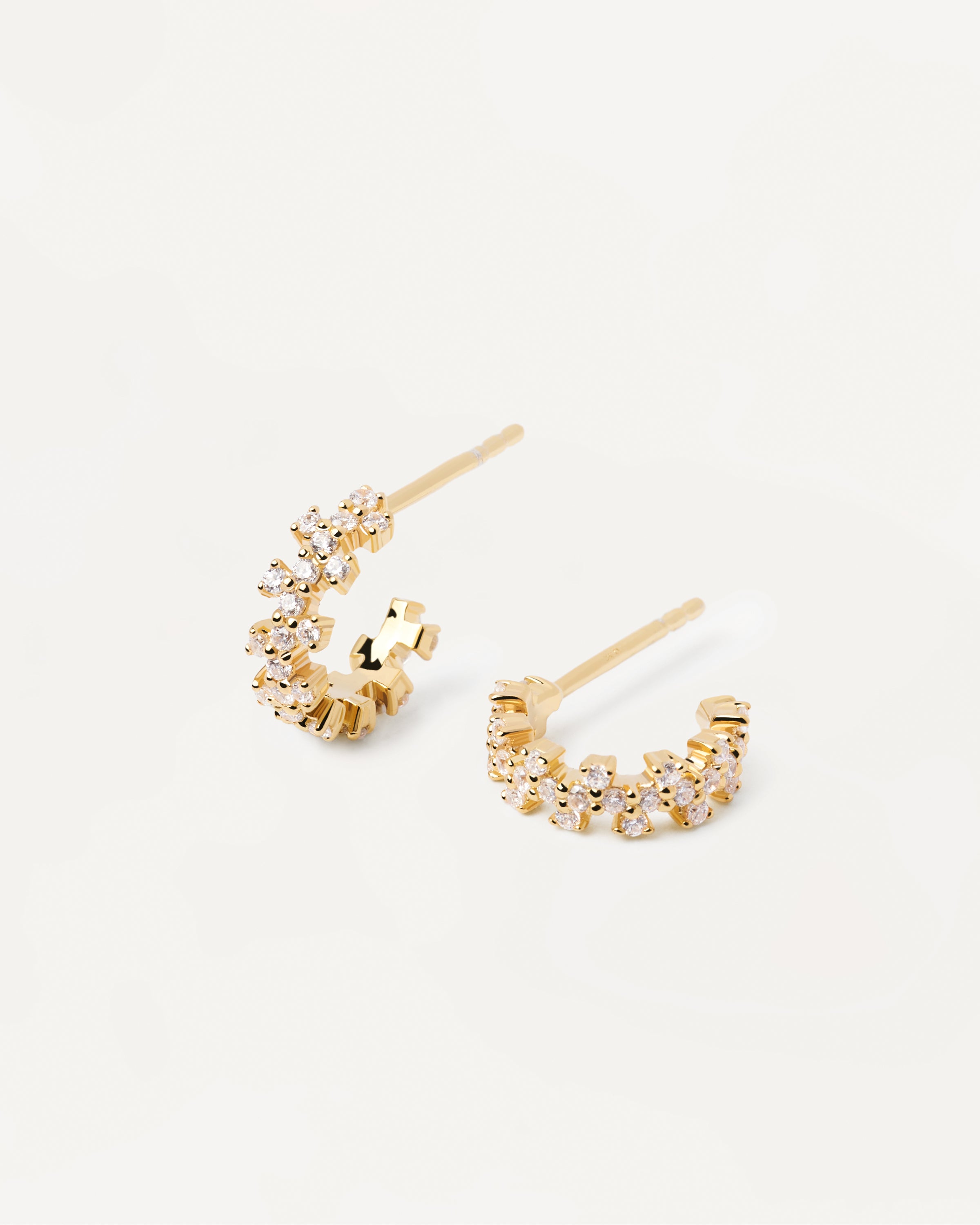 Little Crown Earrings for Women - Elegant Gold-Plated Princess Crown Stud Earrings - Perfect for Parties, Weddings & Everyday Wear