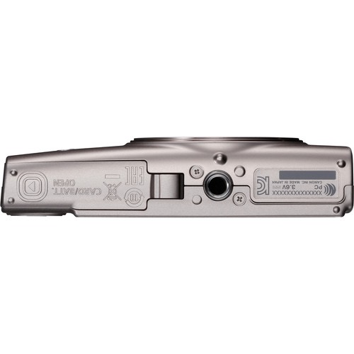 Canon PowerShot ELPH 360 HS Digital Camera - 12.1MP, 12x Optical Zoom, 1080p HD Video, WiFi & NFC, Silver - Perfect for Travel, Vlogging & Everyday Photography