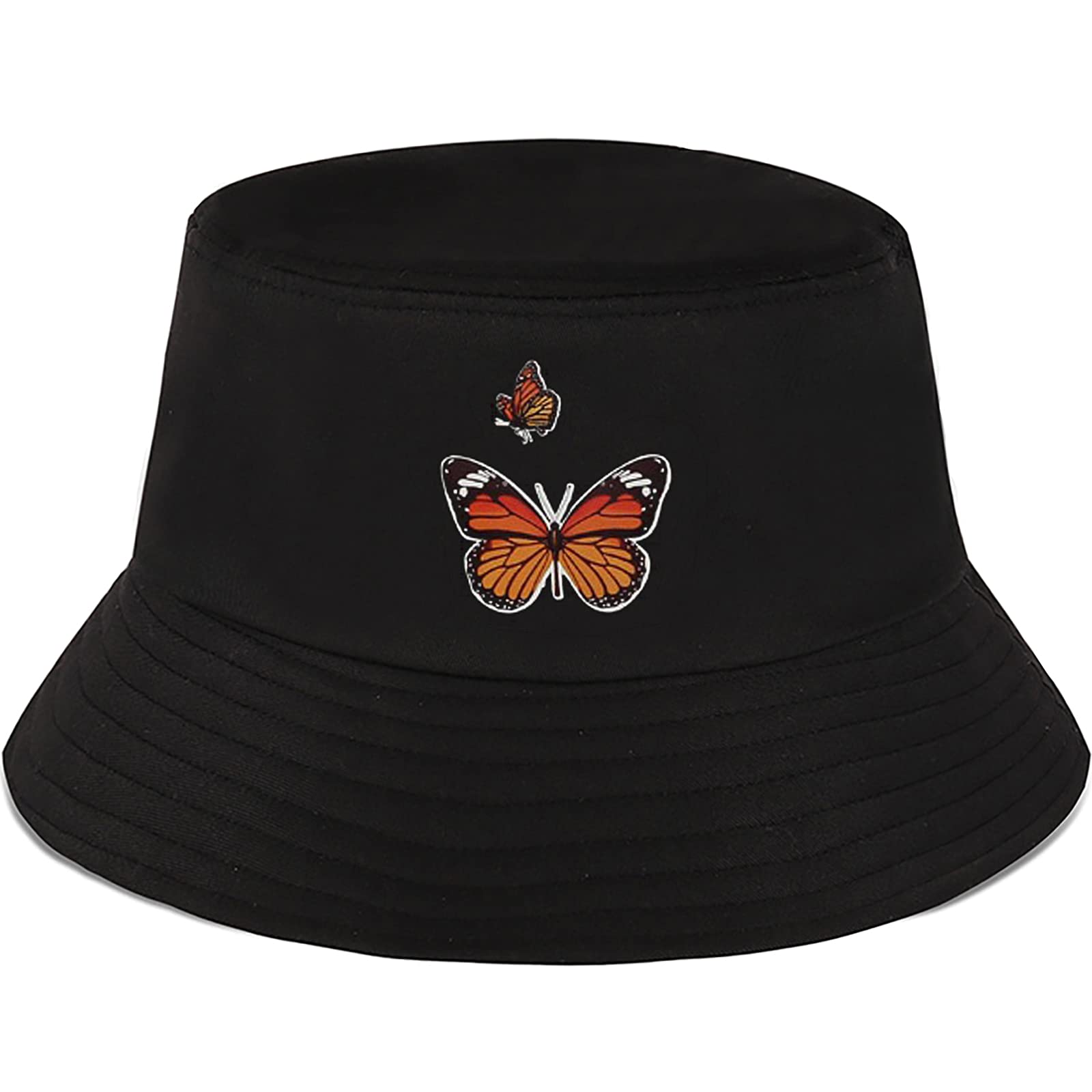 XYIYI Women's Cotton Embroidery Bucket Hat - Stylish Fisherman Beach Hat for Women & Girls | Perfect for Summer Outings, Vacations & Outdoor Activities
