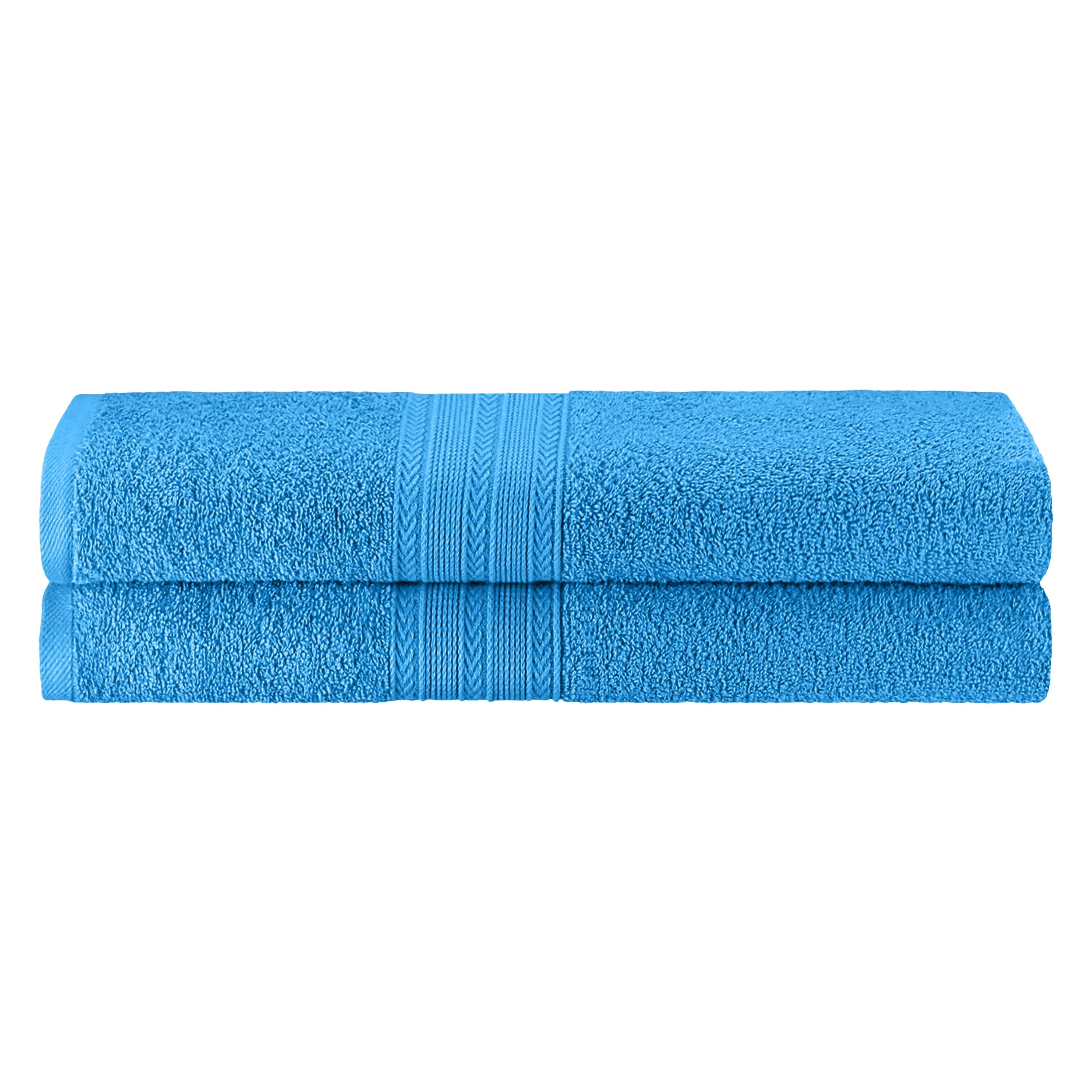 Soft Cotton Eco-Friendly 2-Piece Bath Sheet Towel Set - Ultra Absorbent & Quick Dry for Spa, Beach & Luxury Bathroom