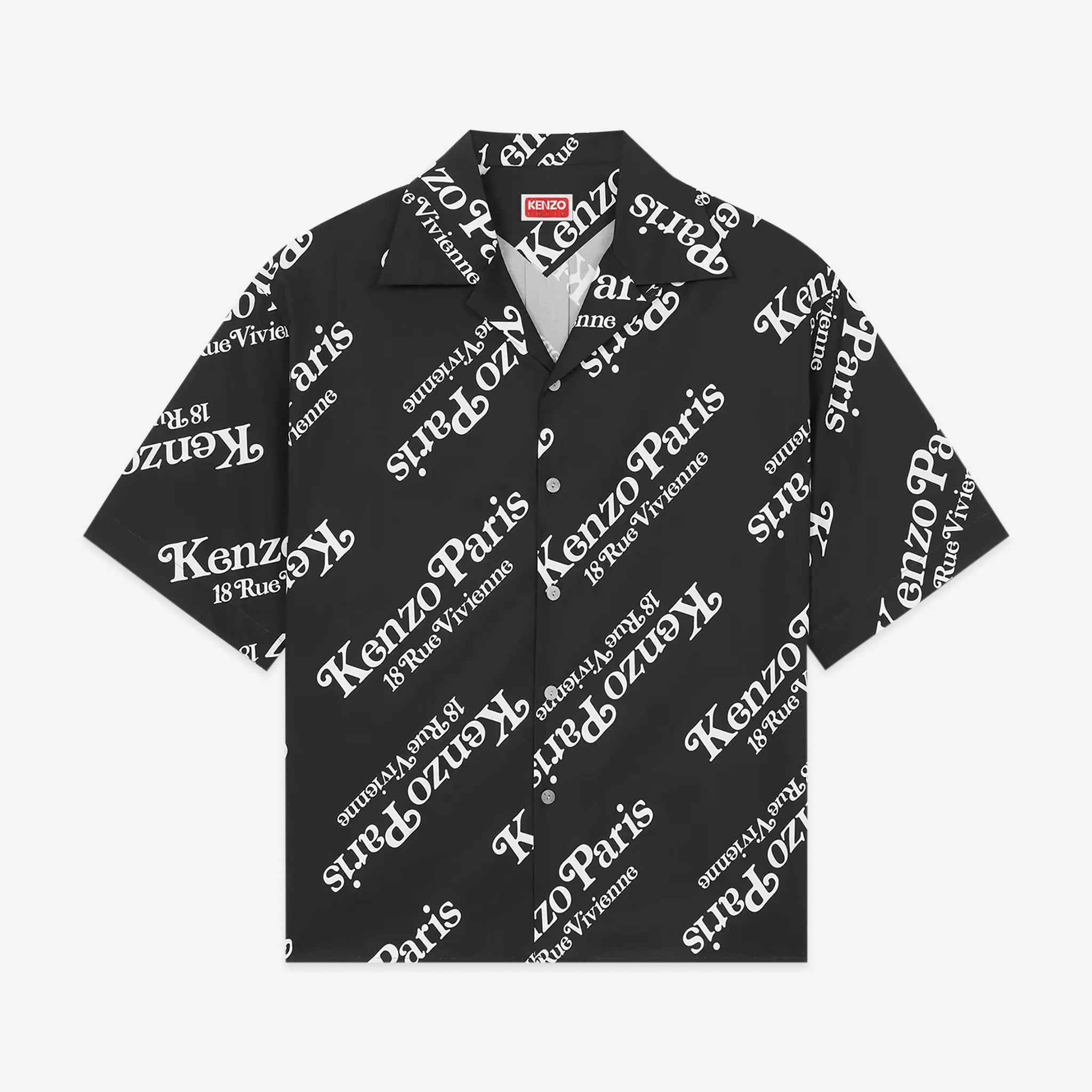 KENZO by Verdy Boxy Shirt in Black | Oversized Streetwear Fashion | Perfect for Casual Outfits, Concerts & Urban Style