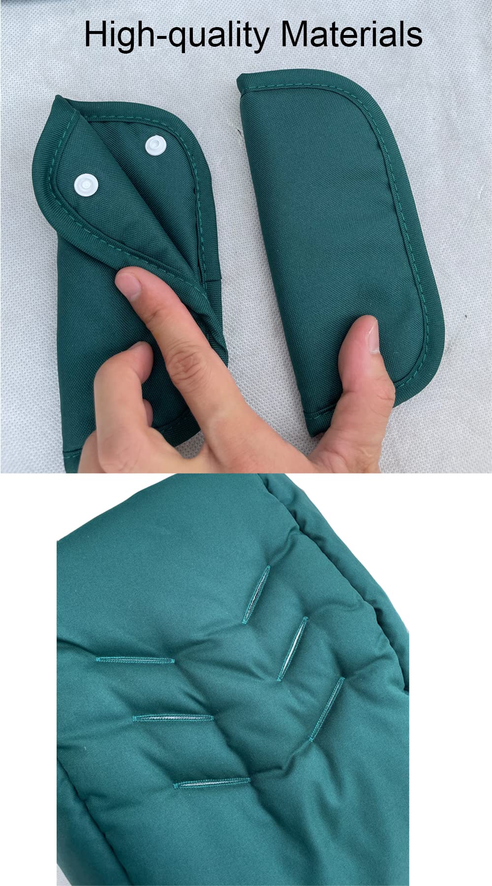Doona Car Seat & Stroller Accessories - Green Seat Cushion Changing Kit with Sun Shade & Canopy | Baby Travel Essentials for Outings, Shopping & Road Trips