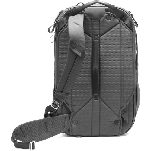 Peak Design 45L Travel Backpack - Waterproof Hiking Backpack for Men & Women - Durable Carry-On Backpack for Air Travel, Camping & Outdoor Adventures (Black)