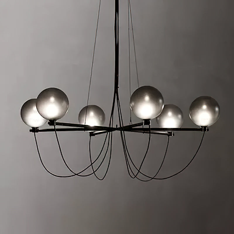 Bagnoregio Chandelier - Elegant Crystal Ceiling Light Fixture for Dining Room, Living Room & Bedroom Decor