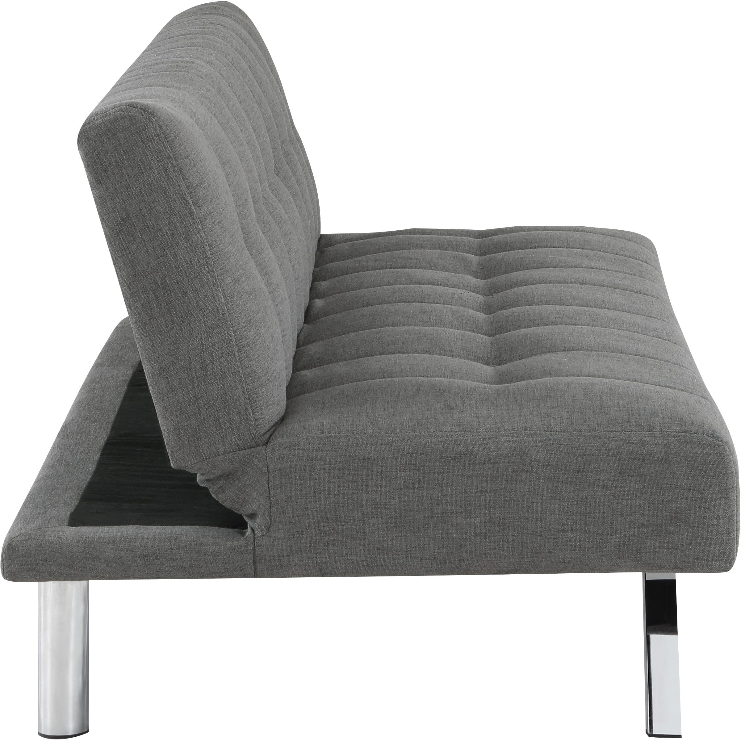 Office Star Sawyer Futon [SYR] - Comfortable Convertible Sofa Bed for Small Spaces, Guest Rooms & Dorm Rooms - Modern Sleeper Futon with Sturdy Metal Frame - Perfect for Apartments, Studios & Home Offices