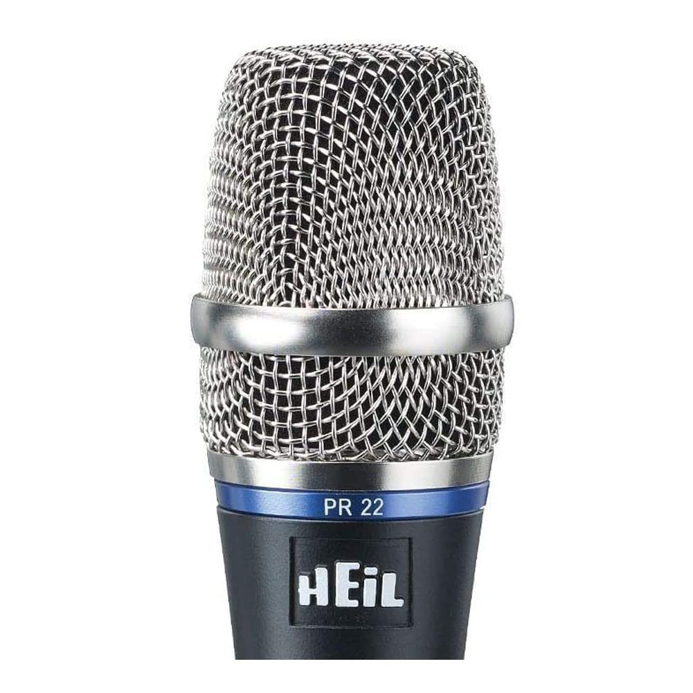 Heil Sound PR 22 Dynamic Broadcast Microphone with Noise Cancellation - Perfect for Podcasting, Streaming & Radio Broadcasting