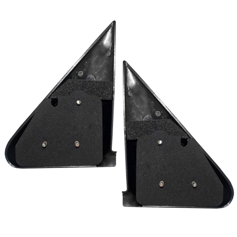 6x9 Standard Mount Chrome Manual Side View Mirrors - Replacement for Dodge Pickup Truck (Fits Models 55022241 & 55022240) | Driver & Passenger Mirrors | Durable Auto Accessories for Improved Road Visibility & Safe Driving
