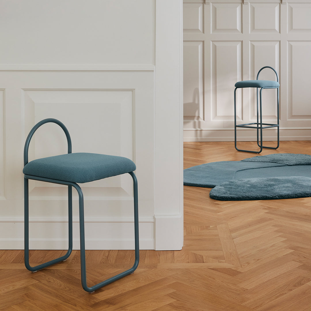 AYTM Angui Chair - Modern Ergonomic Lounge Chair for Living Room, Office & Reading - Comfortable Mid-Century Design with Wooden Legs
