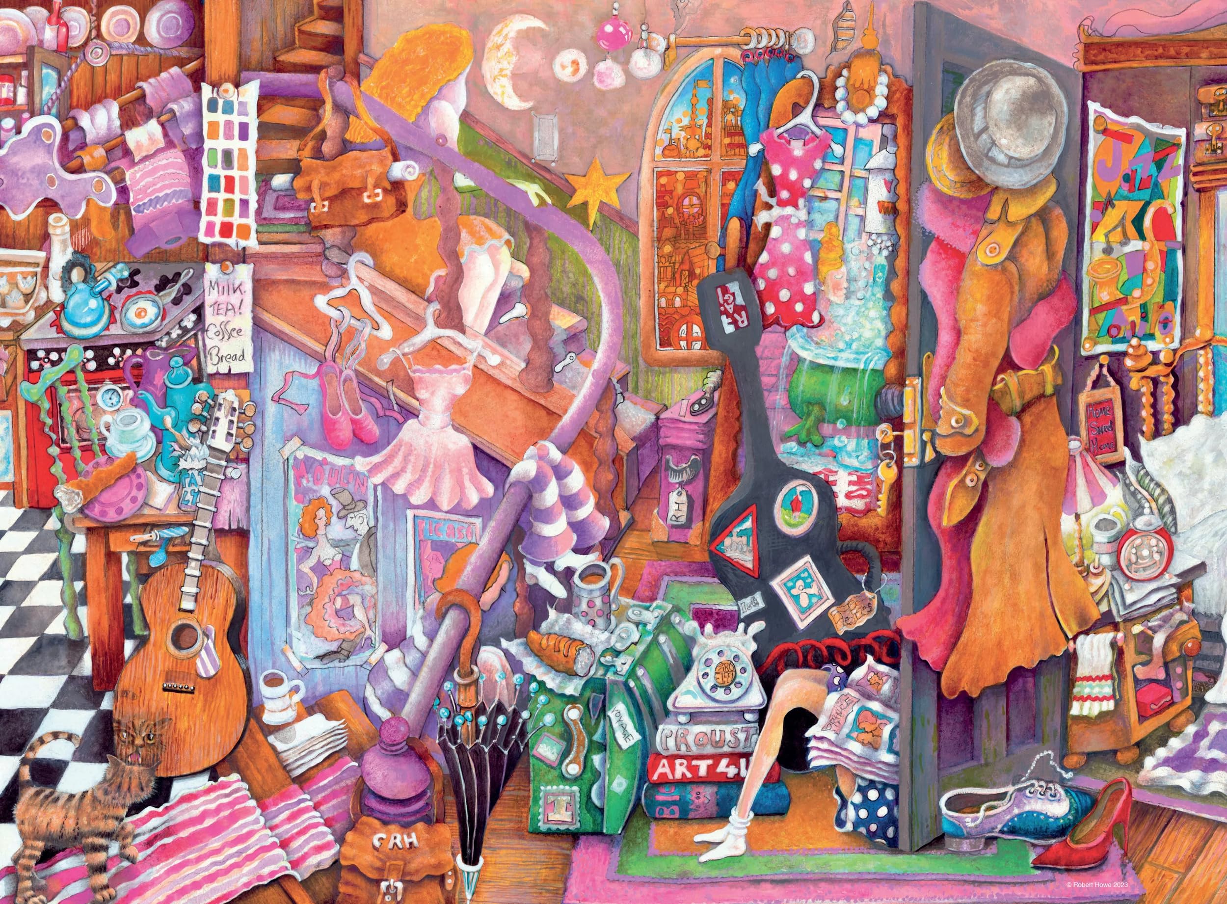 Ravensburger 500-Piece Puzzle - Beautiful Room Decor for Girls, Fun & Challenging Jigsaw Puzzles for Adults & Kids, Frameable Puzzle with Glue Included, Perfect for Family Game Night & Home Decoration