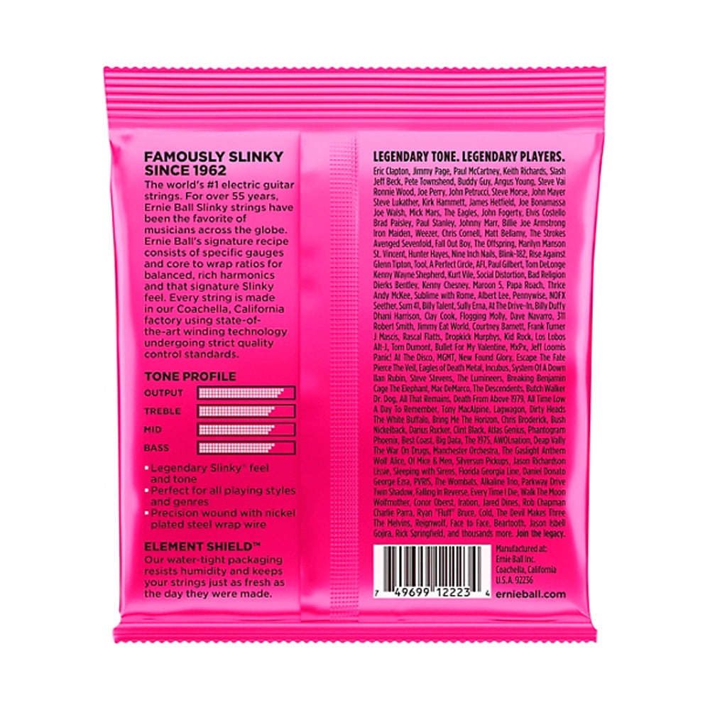 Ernie Ball 2223 Nickel Super Slinky Custom Gauge Electric Guitar Strings - 3-Pack for Rock, Blues & Metal Performance