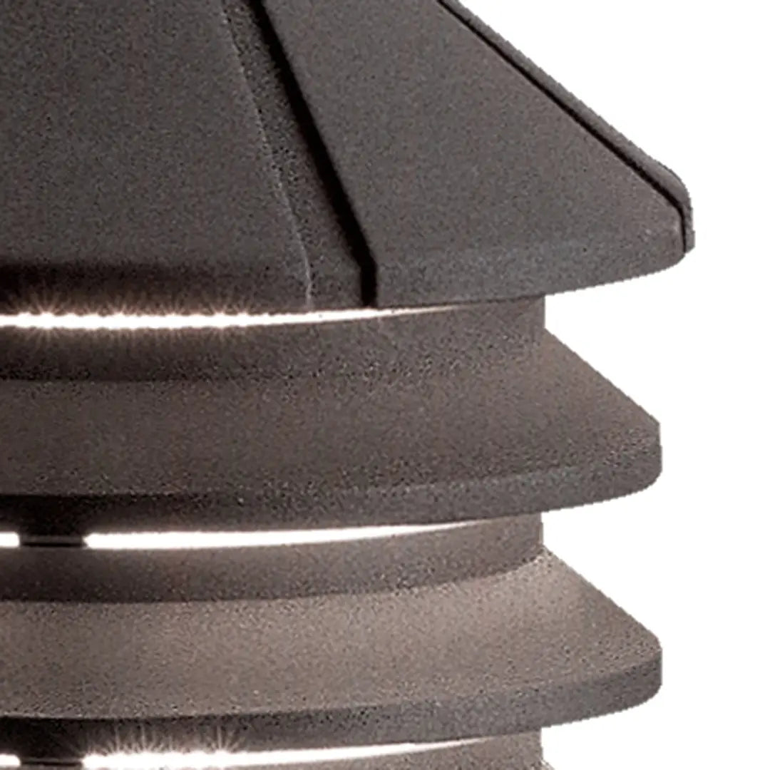 12V Three Tier Path Light - Outdoor Solar Garden Lights for Walkway, Driveway, and Patio Lighting - Weatherproof & Energy Efficient Landscape Lighting