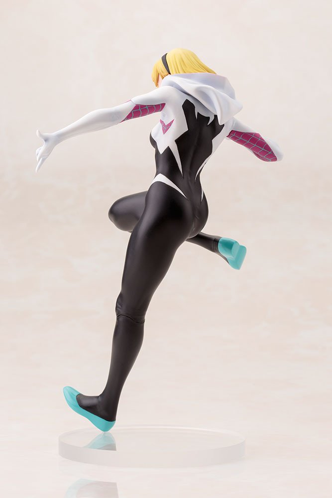 Kotobukiya Marvel Spider-Gwen Bishoujo Statue - Anime Collectible Figure for Home Decor & Marvel Fans Gift