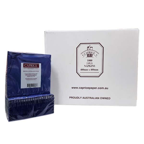 Premium Caprice 2-Ply Dinner Napkins - 1000 Count Quarter Fold - Ideal for Restaurants, Parties & Everyday Dining