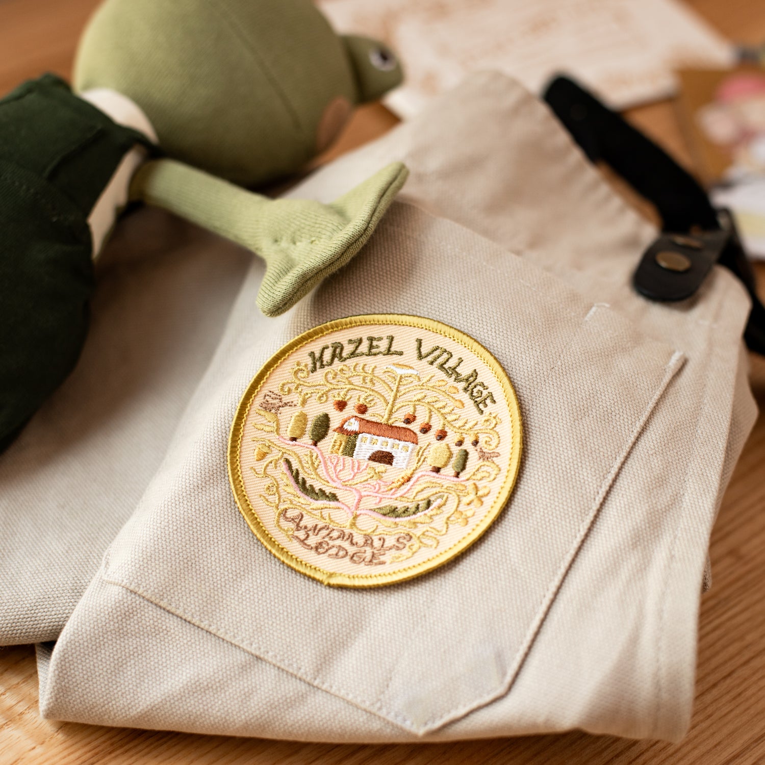 Embroidered Lodge Patch - Premium Iron-On or Sew-On Emblem for Jackets, Hats & Bags - Perfect for Scouting, Camping & Outdoor Adventures