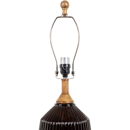 Modern Black Lennon Table Lamp - Stylish LED Desk Light for Living Room, Bedroom & Office - Energy Efficient Home Decor Lighting
