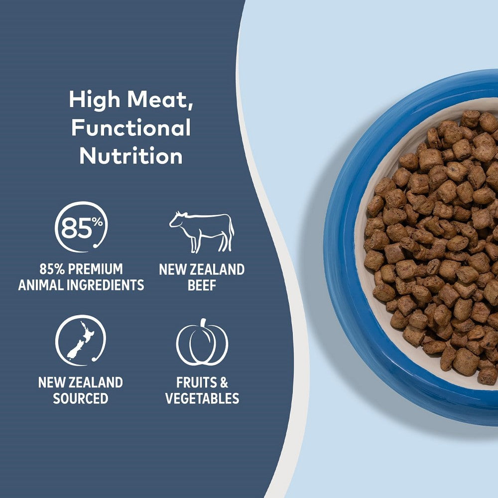 Premium Grass-Fed Beef & Pumpkin Dog Food - Steam Dried for Maximum Nutrition | Healthy Treats for Dogs with Sensitive Stomachs | Perfect for Training, Rewards & Mealtime Toppers