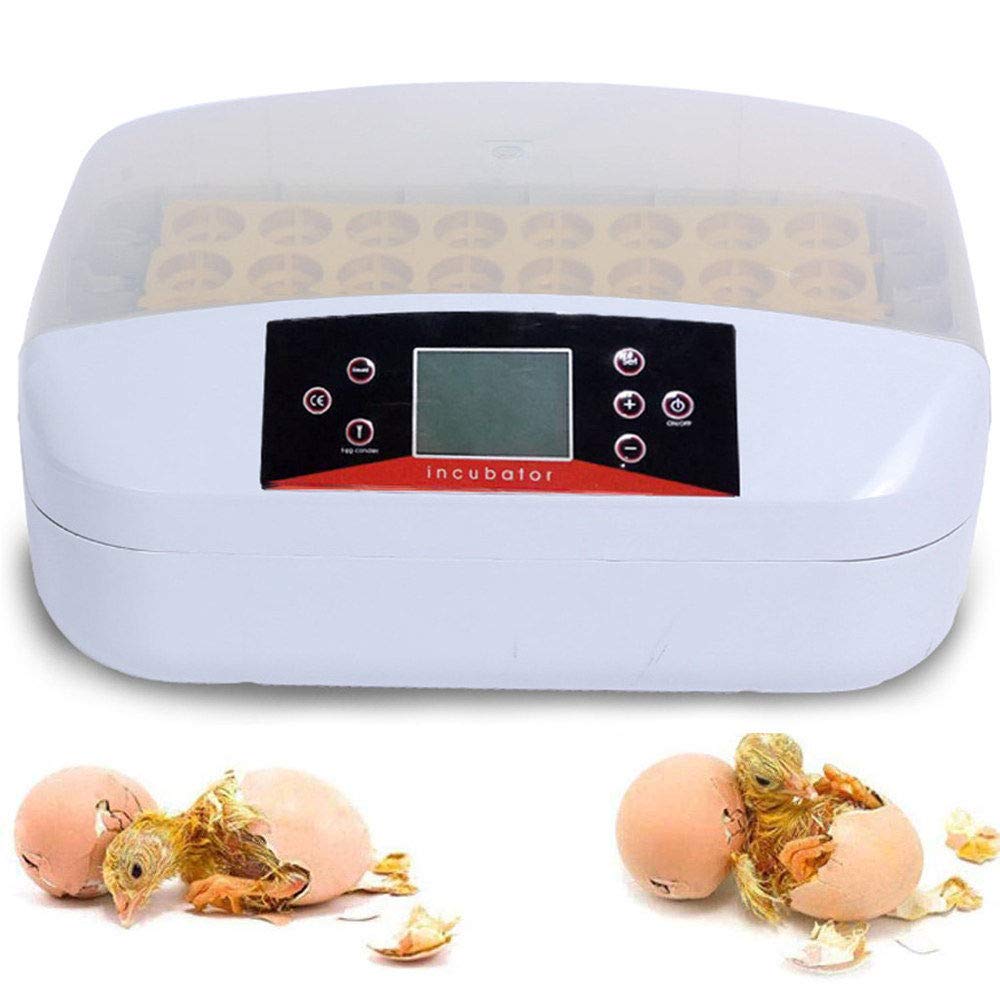 ZCME Automatic Egg Incubator for 42 Chicken Eggs - Digital Temperature Control, Auto Egg Turner & Humidity Monitor with LED Candler - Perfect for Home Hatchery, Classroom Science Projects & Poultry Farming