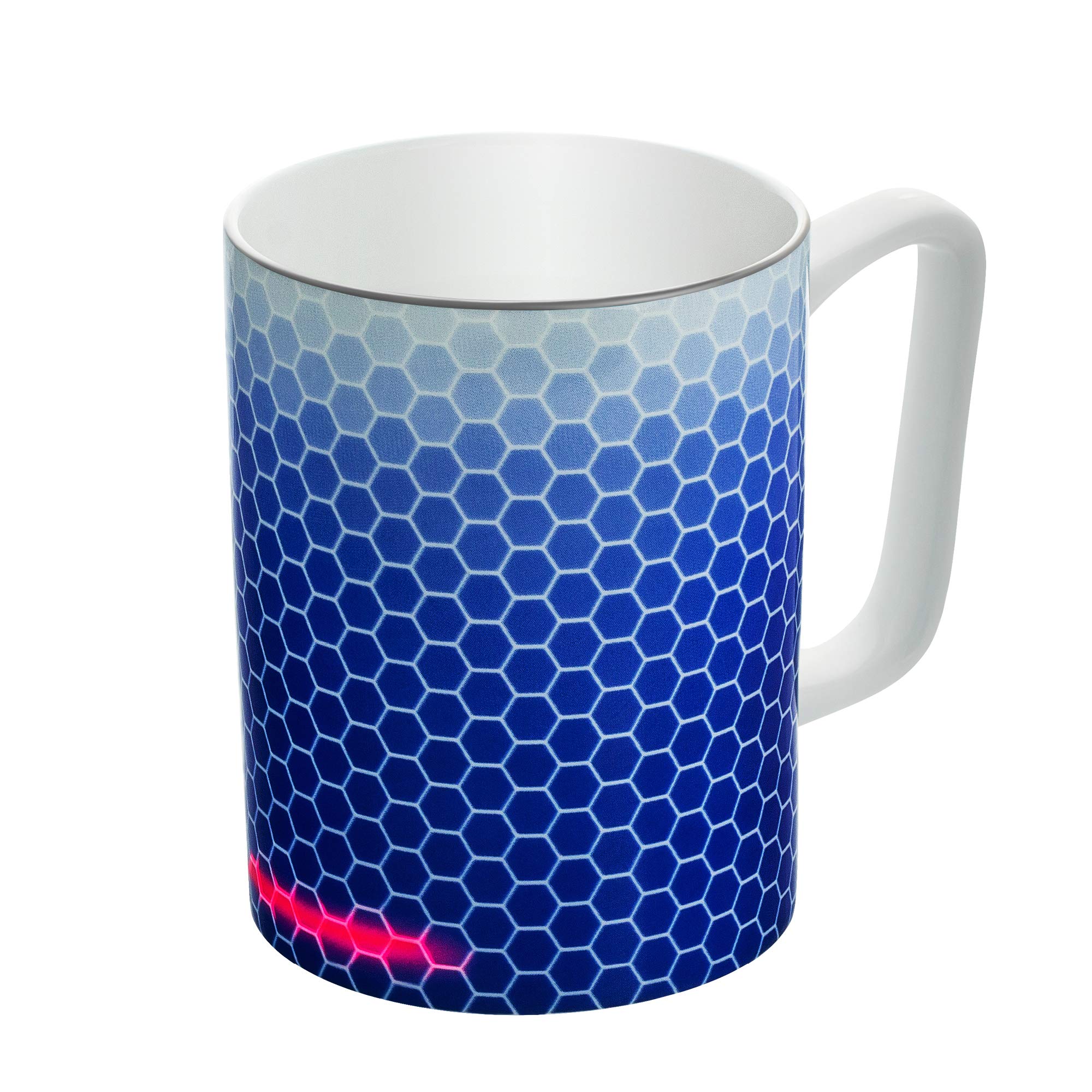 Glowstone Smart Mug – 325ml Self-Heating Ceramic Coffee & Tea Cup with Wireless Charging | Fine Bone China, Dishwasher Safe | Perfect for Office, Home & Travel Use