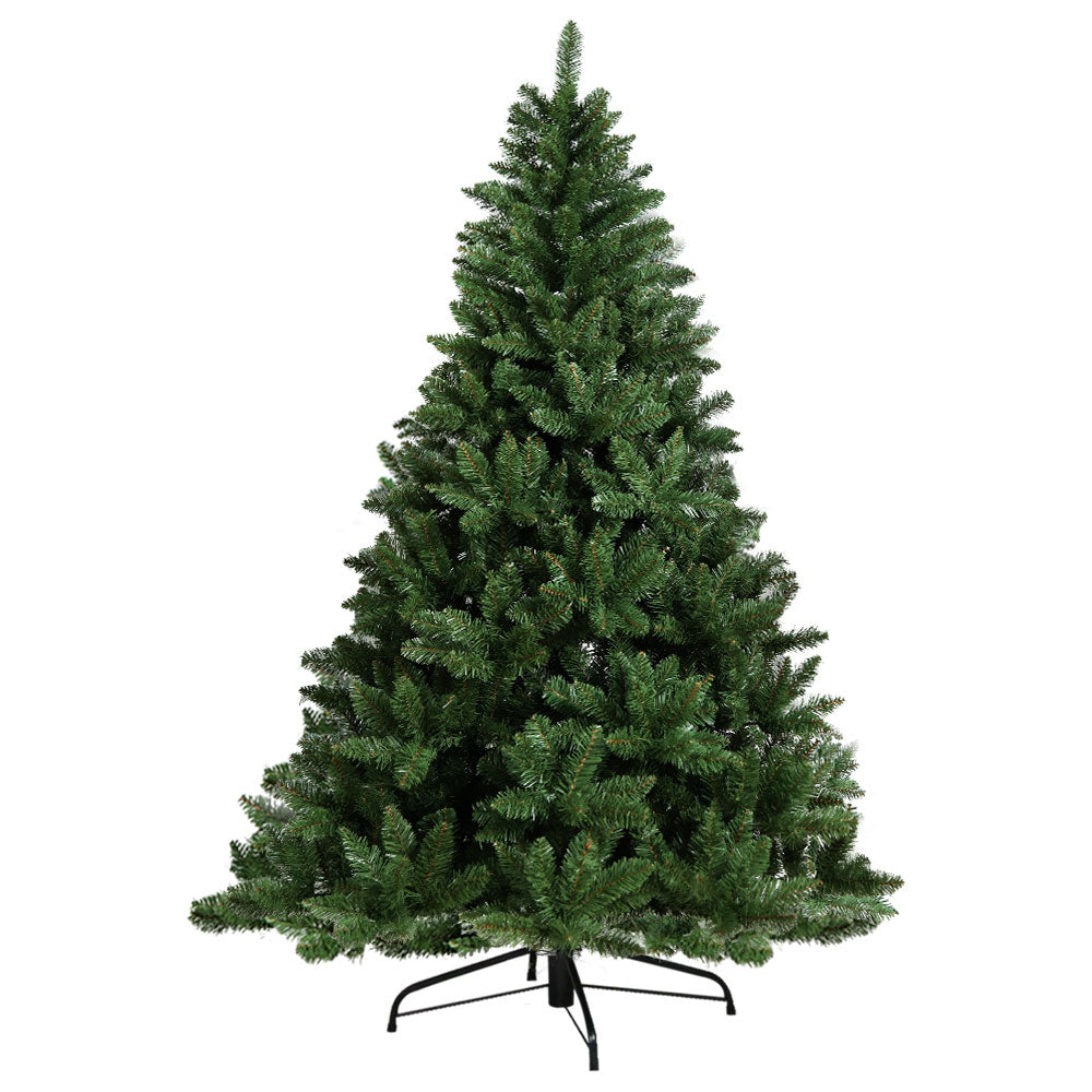 2.1M Premium Green Artificial Christmas Tree with 1000 Tips - Perfect for Home, Office, and Holiday Decorations