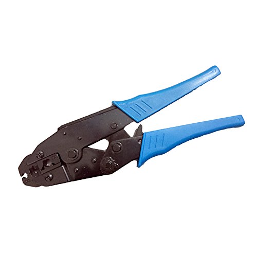 LS-2048 Ratchet Crimp Tool for Spark Plug Wires - Professional Hand Crimping Pliers for Crimping and Stripping - Perfect for Automotive Repair, DIY Projects & Electrical Wiring